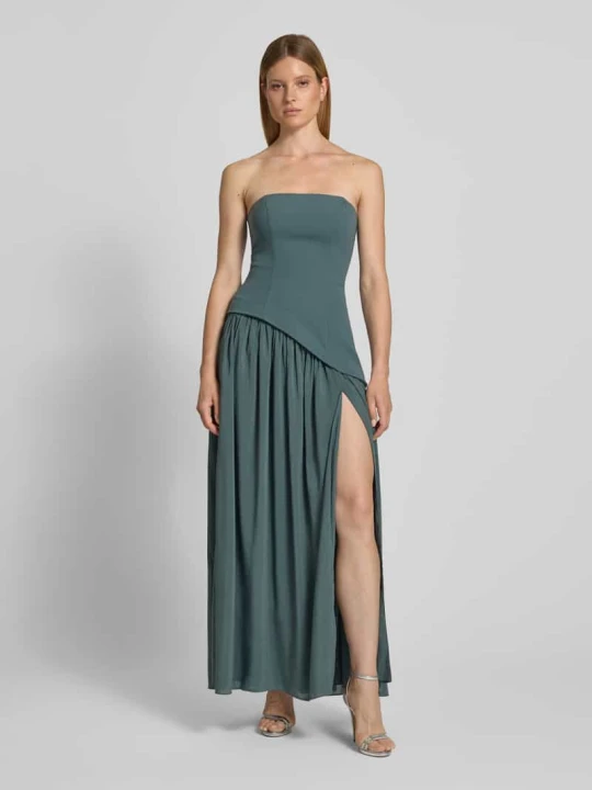 Zdjęcie produktu Sukienka koktajlowa w stylu off-shoulder Hey Kyla Zielony