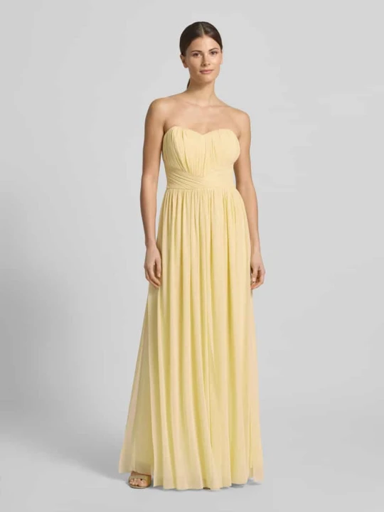 Zdjęcie produktu Sukienka koktajlowa w stylu off-shoulder Lipsy Jasnożółty