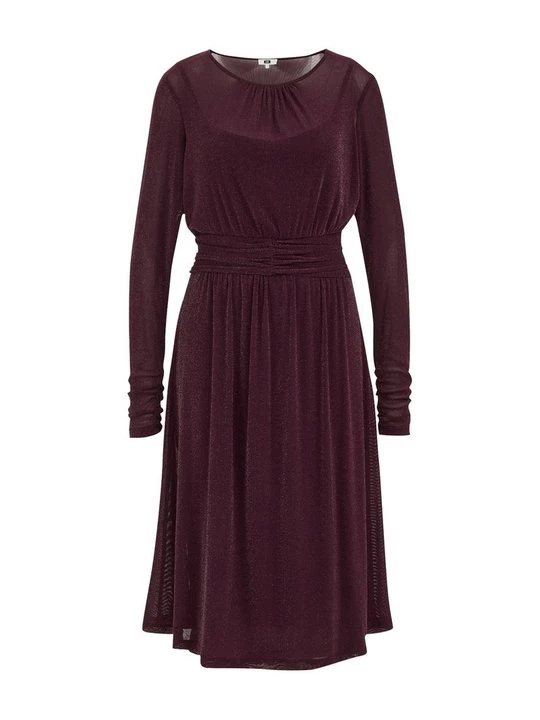 Zdjęcie produktu Sukienka koktajlowa WE Fashion bordowy