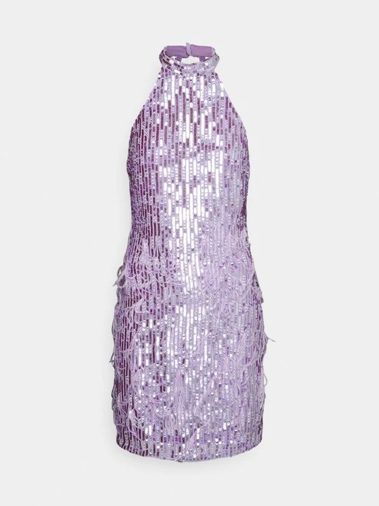 Zdjęcie produktu Sukienka koktajlowa Yaura liliowy