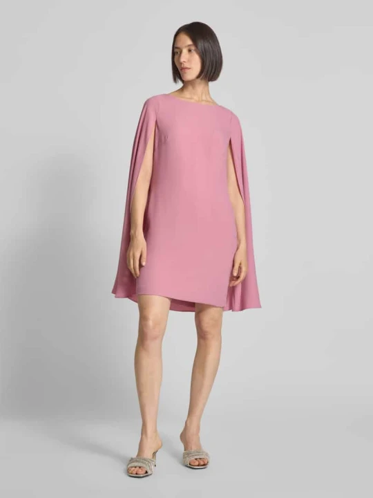 Zdjęcie produktu Sukienka koktajlowa z dekoltem w łódkę model ‘PETRA’ Lauren Ralph Lauren Różowawy