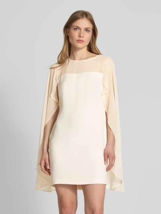 Zdjęcie produktu Sukienka koktajlowa z falbanami model ‘Lavati’ Lauren Ralph Lauren Écru