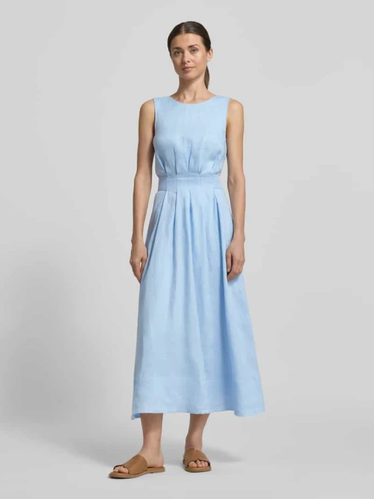 Zdjęcie produktu Sukienka koktajlowa z lnu model 'Rosie' Forever New Błękitny