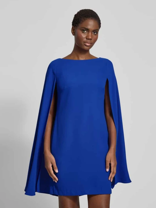Zdjęcie produktu Sukienka koktajlowa z okrągłym dekoltem model „PETRA” Lauren Ralph Lauren Królewski niebieski
