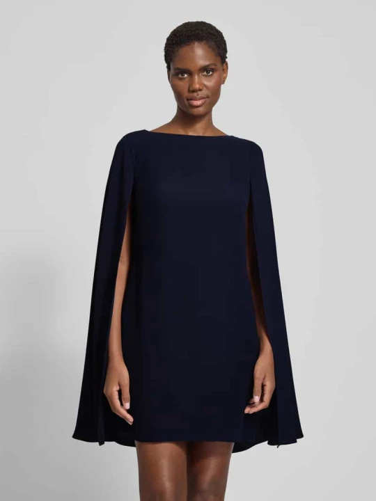 Zdjęcie produktu Sukienka koktajlowa z okrągłym dekoltem model „PETRA” Lauren Ralph Lauren Granatowy