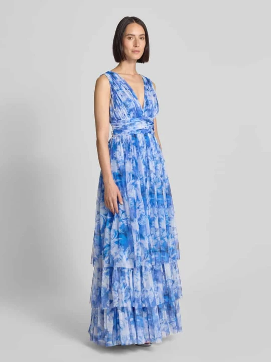 Zdjęcie produktu Sukienka koktajlowa ze stopniowaniem Lace & Beads Niebieski