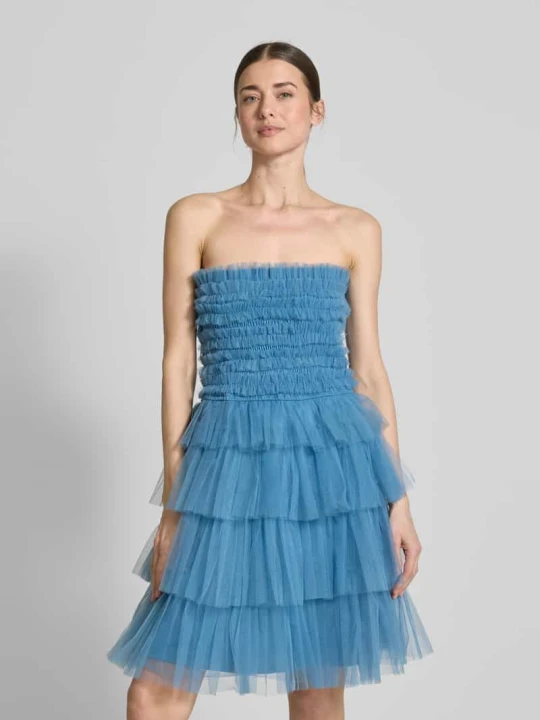 Zdjęcie produktu Sukienka koktajlowa ze stopniowaniem Lace & Beads Błękitny