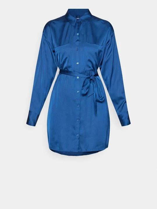Zdjęcie produktu Sukienka koszulowa Abercrombie & Fitch niebieski