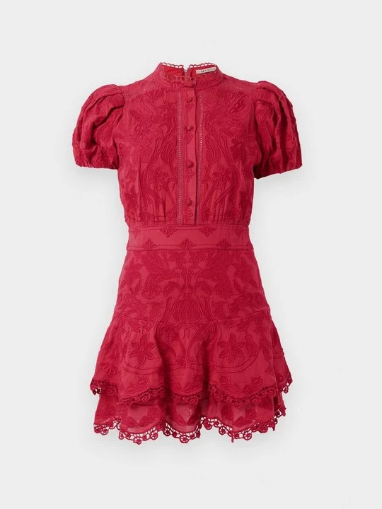 Zdjęcie produktu Sukienka koszulowa Alice + Olivia ciemnoczerwony