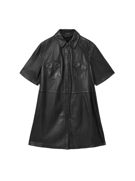 Zdjęcie produktu Sukienka koszulowa AllSaints czarny