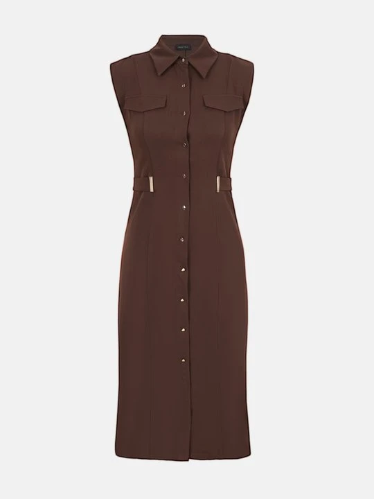 Zdjęcie produktu Sukienka koszulowa Anna Field By Zalando ciemnobrązowy