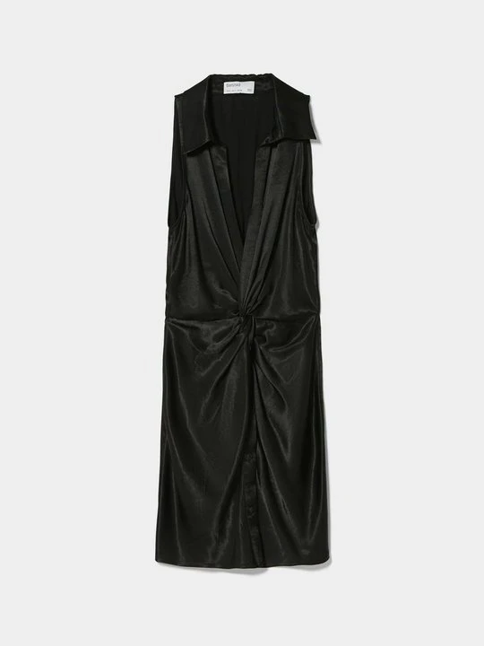 Zdjęcie produktu Sukienka koszulowa Bershka czarny