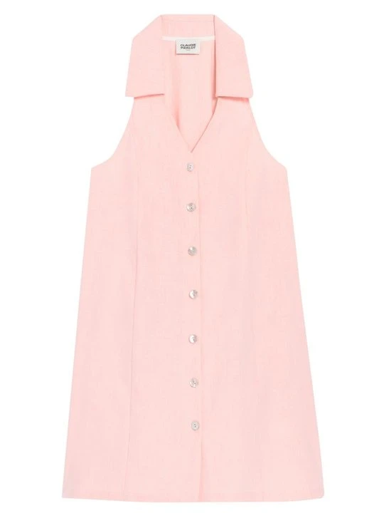 Zdjęcie produktu Sukienka koszulowa CLAUDIE PIERLOT jasnoróżowy