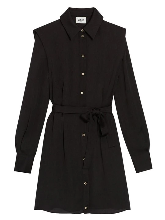 Zdjęcie produktu Sukienka koszulowa CLAUDIE PIERLOT czarny