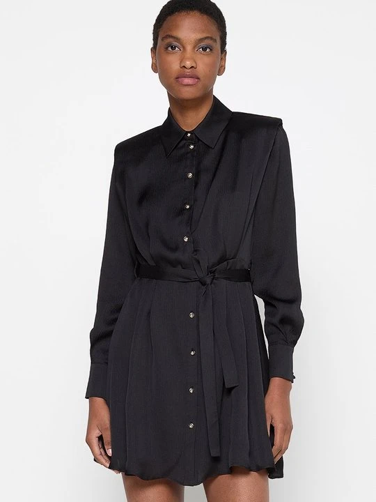 Zdjęcie produktu Sukienka koszulowa CLAUDIE PIERLOT czarny