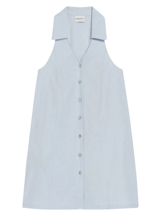 Zdjęcie produktu Sukienka koszulowa CLAUDIE PIERLOT jasnoniebieski