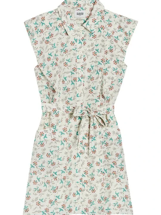 Zdjęcie produktu Sukienka koszulowa CLAUDIE PIERLOT mleczny