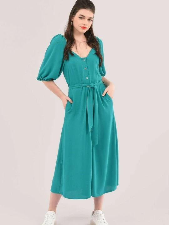 Zdjęcie produktu Sukienka koszulowa Closet zielony