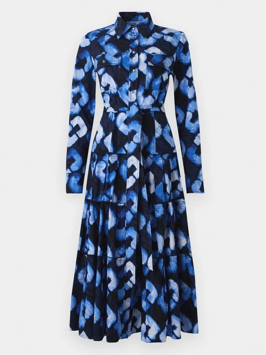 Zdjęcie produktu Sukienka koszulowa Diane Von Furstenberg granatowy