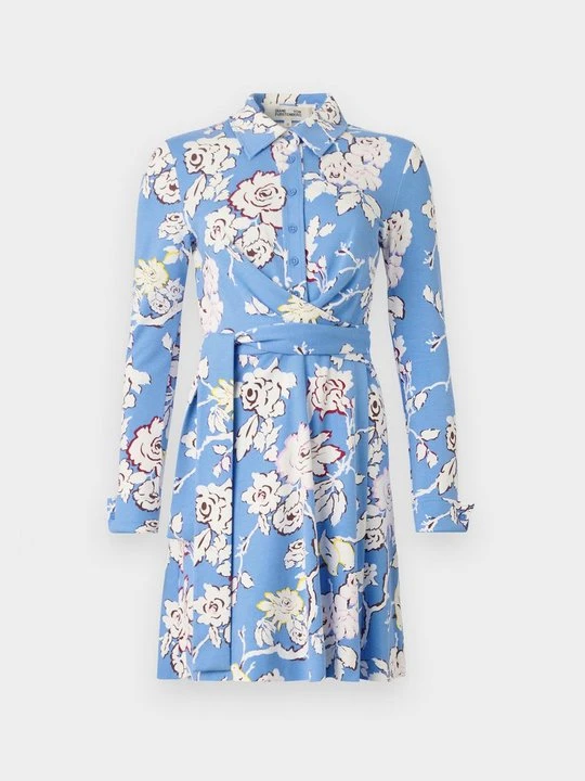 Zdjęcie produktu Sukienka koszulowa Diane Von Furstenberg niebieski