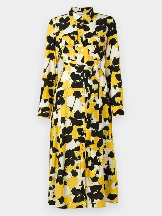 Zdjęcie produktu Sukienka koszulowa Diane Von Furstenberg żółty