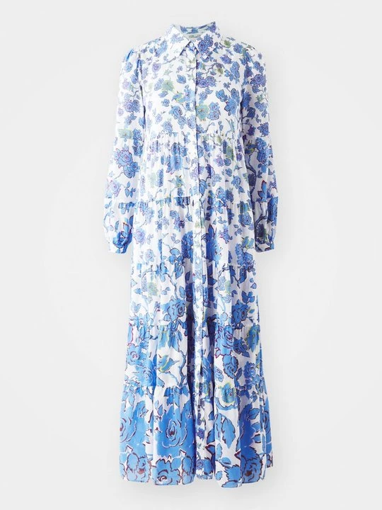 Zdjęcie produktu Sukienka koszulowa Diane Von Furstenberg niebieski