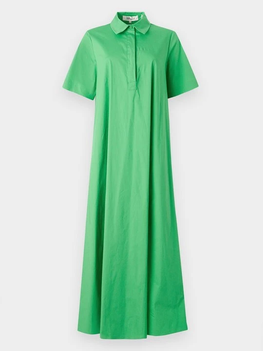 Zdjęcie produktu Sukienka koszulowa Diane Von Furstenberg ciemnozielony