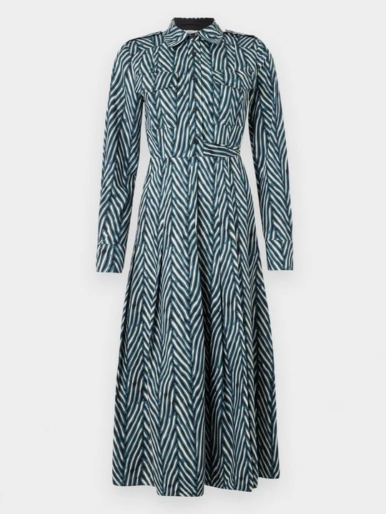 Zdjęcie produktu Sukienka koszulowa Diane Von Furstenberg niebieski