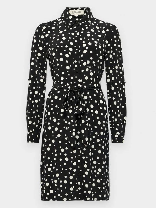 Zdjęcie produktu Sukienka koszulowa Diane Von Furstenberg czarny