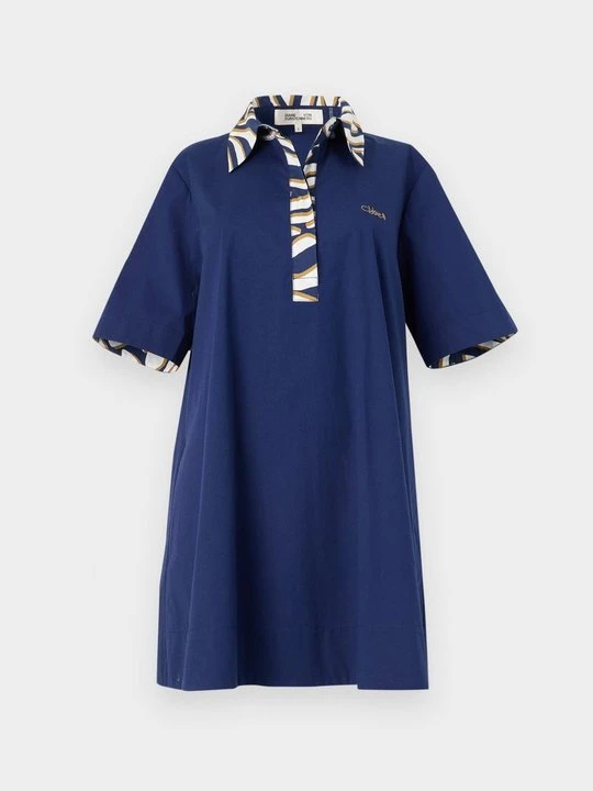 Zdjęcie produktu Sukienka koszulowa Diane Von Furstenberg granatowy