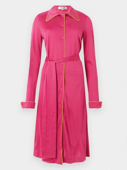 Zdjęcie produktu Sukienka koszulowa Diane Von Furstenberg różowy