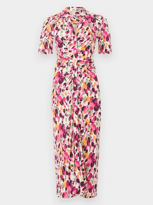 Zdjęcie produktu Sukienka koszulowa Diane Von Furstenberg różowy
