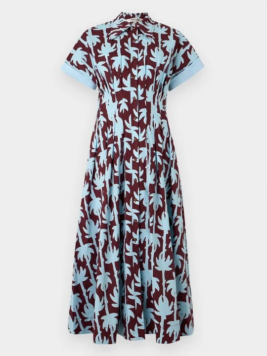 Zdjęcie produktu Sukienka koszulowa Diane Von Furstenberg niebieski