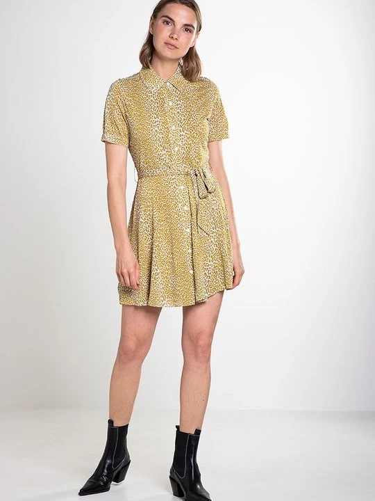 Zdjęcie produktu Sukienka koszulowa Diane Von Furstenberg żółty