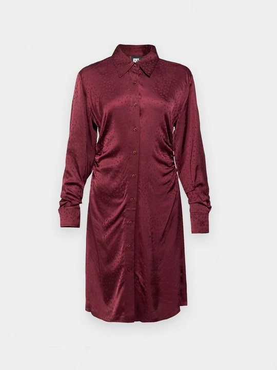 Zdjęcie produktu Sukienka koszulowa DKNY ciemnoczerwony
