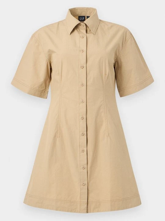 Zdjęcie produktu Sukienka koszulowa GAP khaki
