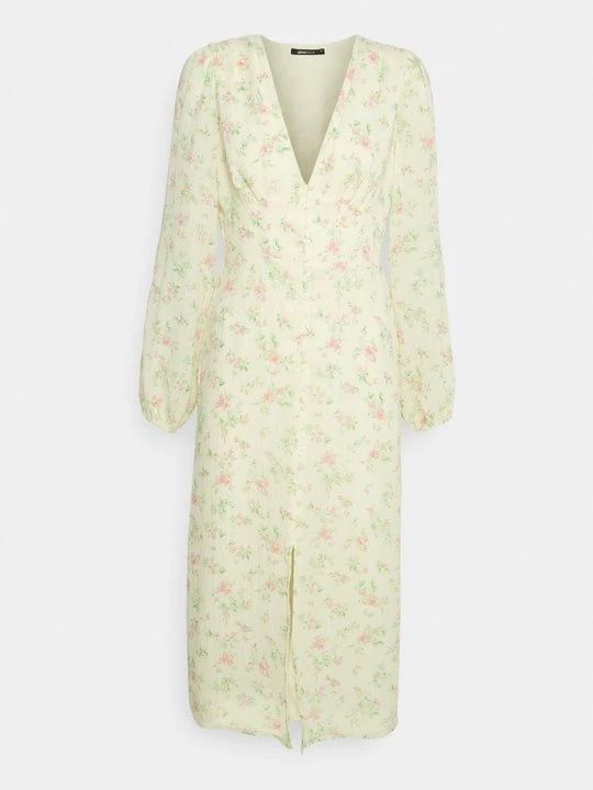 Zdjęcie produktu Sukienka koszulowa Gina Tricot żółty