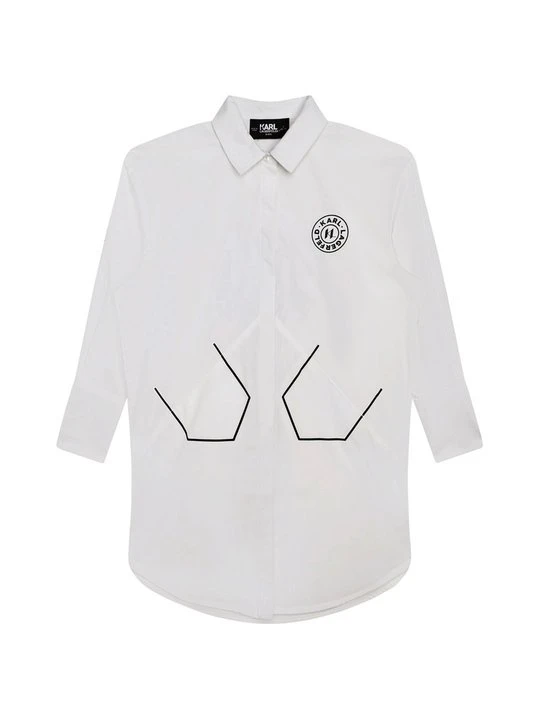 Zdjęcie produktu Sukienka koszulowa KARL LAGERFELD biały