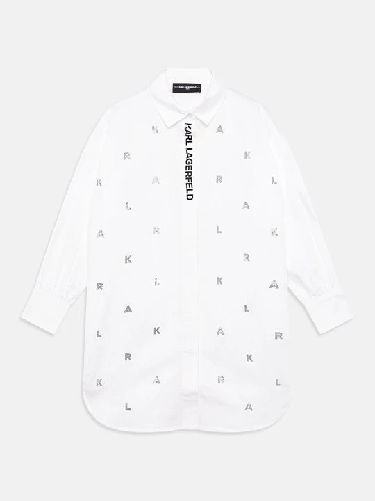 Zdjęcie produktu Sukienka koszulowa KARL LAGERFELD biały
