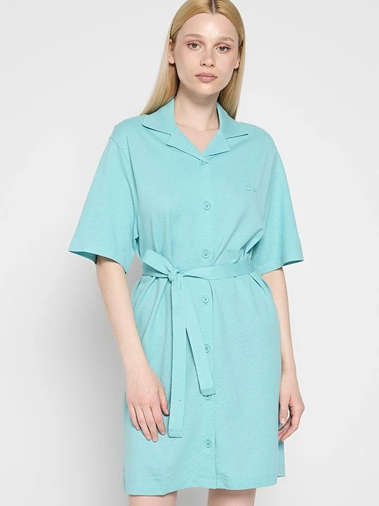 Zdjęcie produktu Sukienka koszulowa Lacoste turkusowy