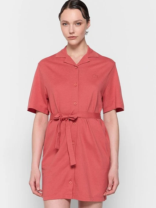 Zdjęcie produktu Sukienka koszulowa Lacoste czerwony