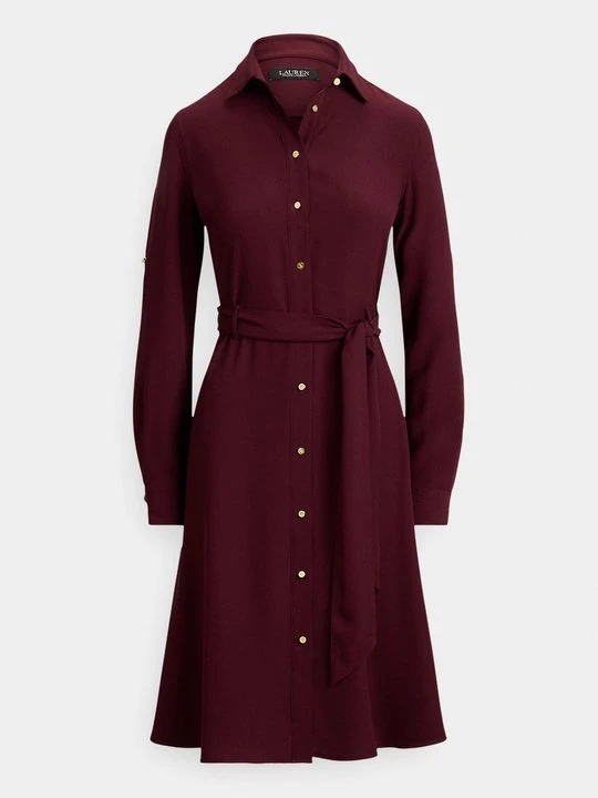 Zdjęcie produktu Sukienka koszulowa Lauren Ralph Lauren bordowy