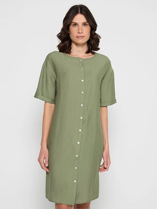 Zdjęcie produktu Sukienka letnia Le Jardin du Lin khaki
