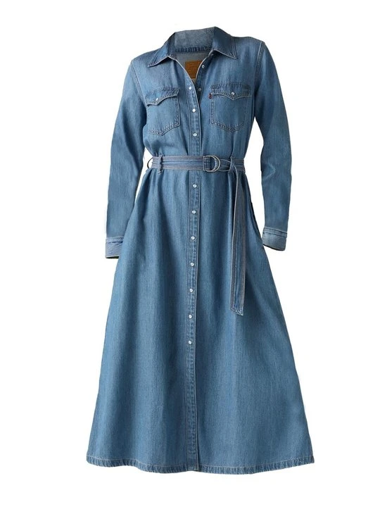Zdjęcie produktu Sukienka koszulowa Levi's niebieski denim
