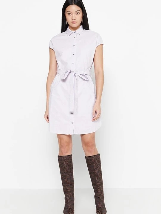 Zdjęcie produktu Sukienka koszulowa LOVE MOSCHINO fioletowy