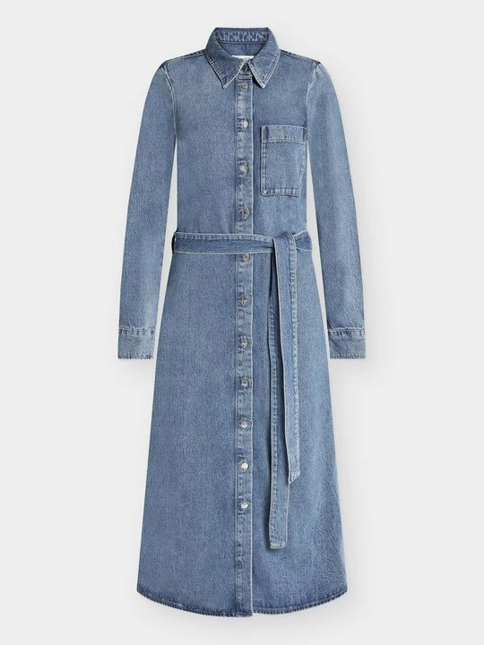 Zdjęcie produktu Sukienka koszulowa Marc O'Polo niebieski denim