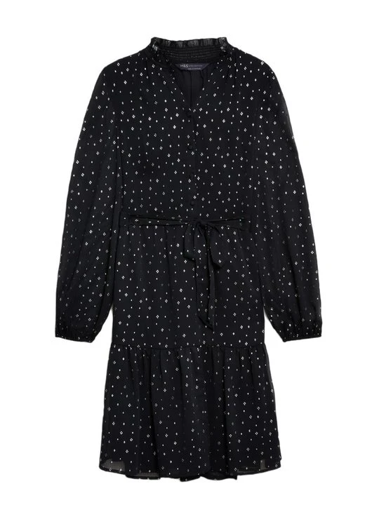 Zdjęcie produktu Sukienka koszulowa Marks & Spencer czarny