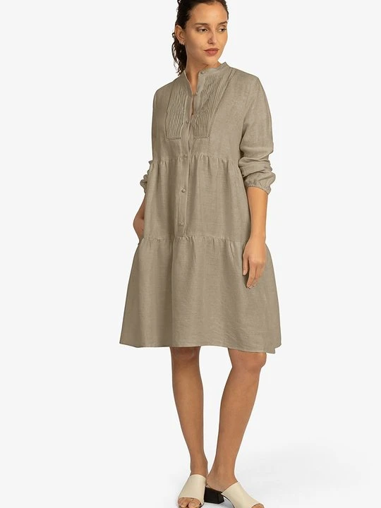 Zdjęcie produktu Sukienka koszulowa MINT & MIA khaki