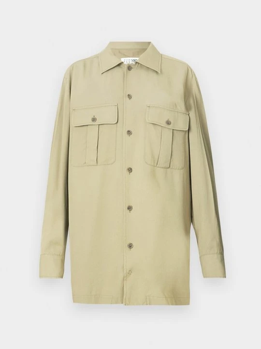 Zdjęcie produktu Sukienka koszulowa MM6 Maison Margiela zielony