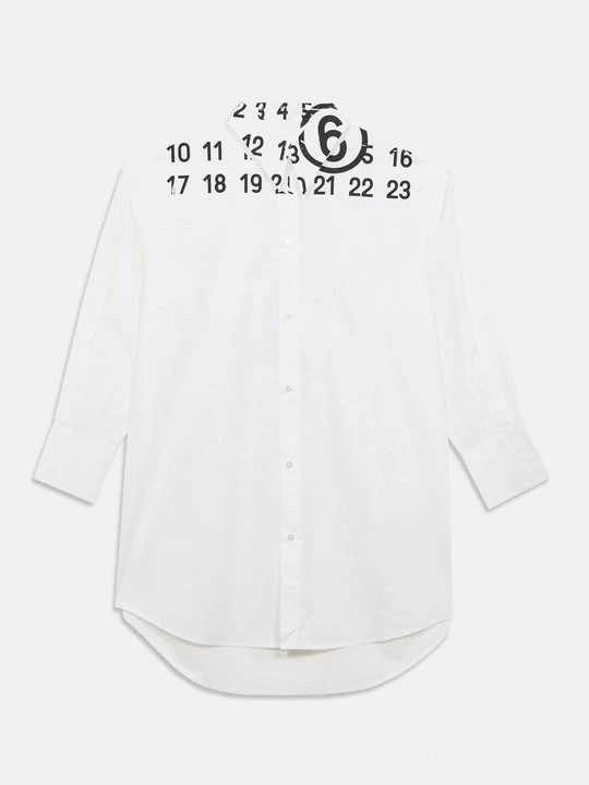 Zdjęcie produktu Sukienka koszulowa MM6 Maison Margiela biały